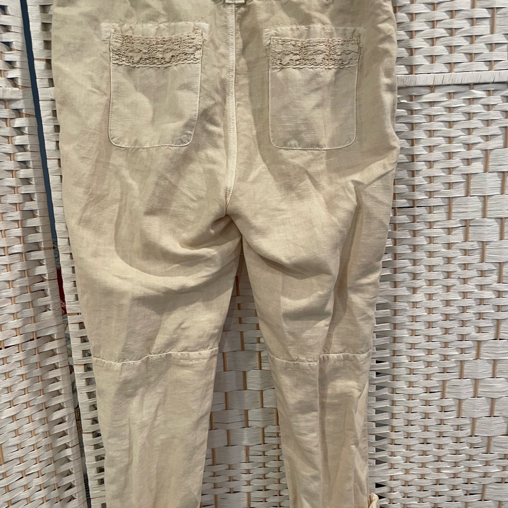 Sundance Beige Textured Chinos - Picture 3 of 6